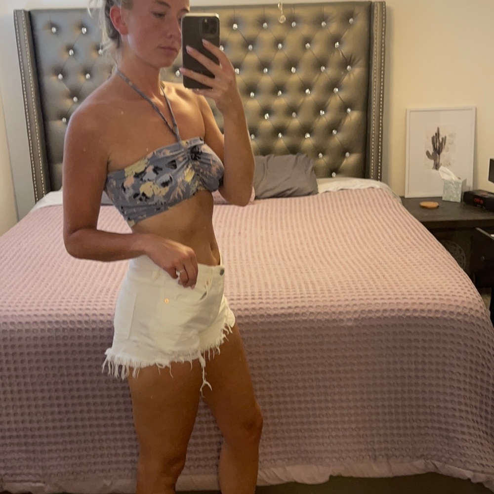 Free People White Shorts